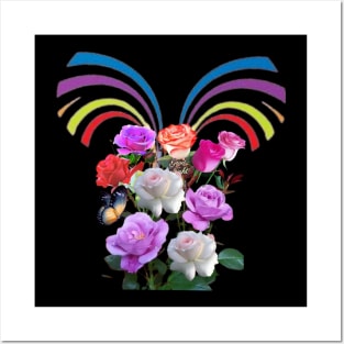 nice flowers art Posters and Art